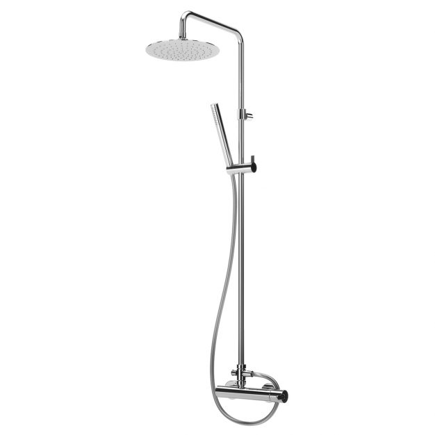 Sistem de dus pentru perete BRUMA LEAF crom