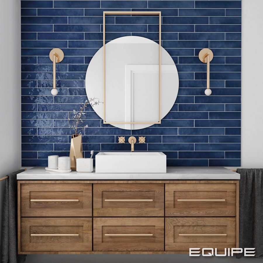 Faianta Equipe Manacor Ocean Blue, 6,5x40 cm - imagine 2