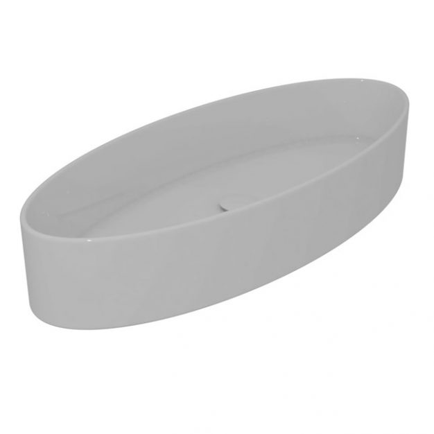 Lavoar pe blat GSG Like Slim 80 cm, Oval, Alb