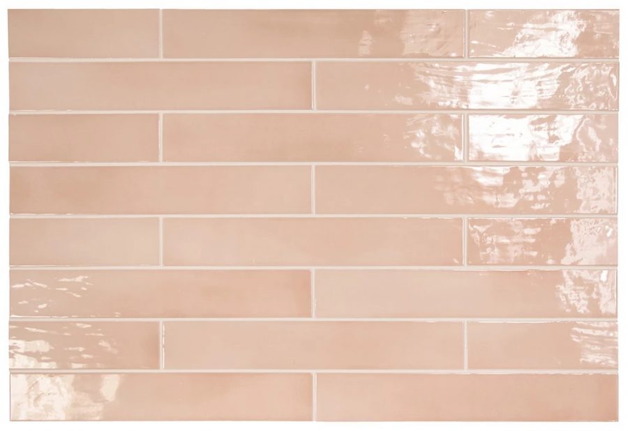 Faianță Equipe Manacor Blush Pink, 6.5x40 cm