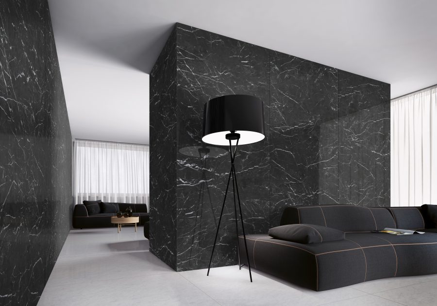 Marmoker Nero Creta Lucios, 120x278 cm - imagine 2