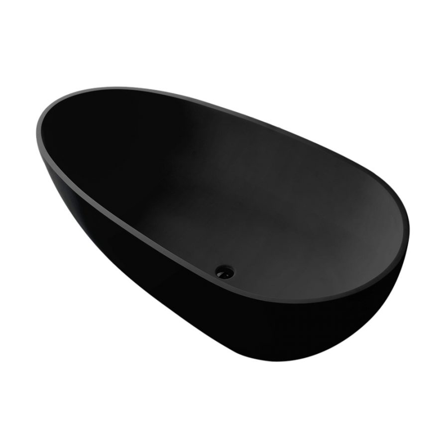Cada independenta din marmura turnata negru mat - Soul Black - imagine 2