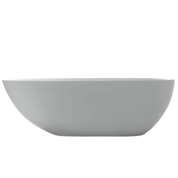 Cada independenta din marmura turnata alb mat - Soul White