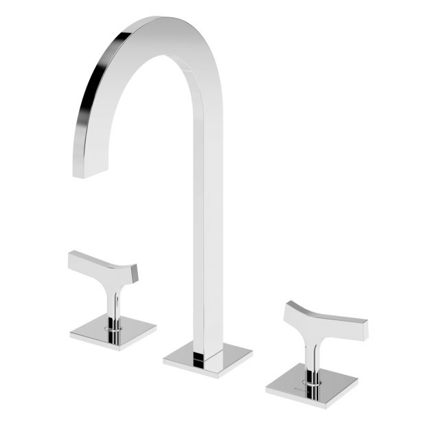Baterie lavoar din blat/mobilier Bruma, crom, fără ventil