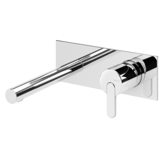 Baterie lavoar încastrată crom, pipa 23 cm Bruma