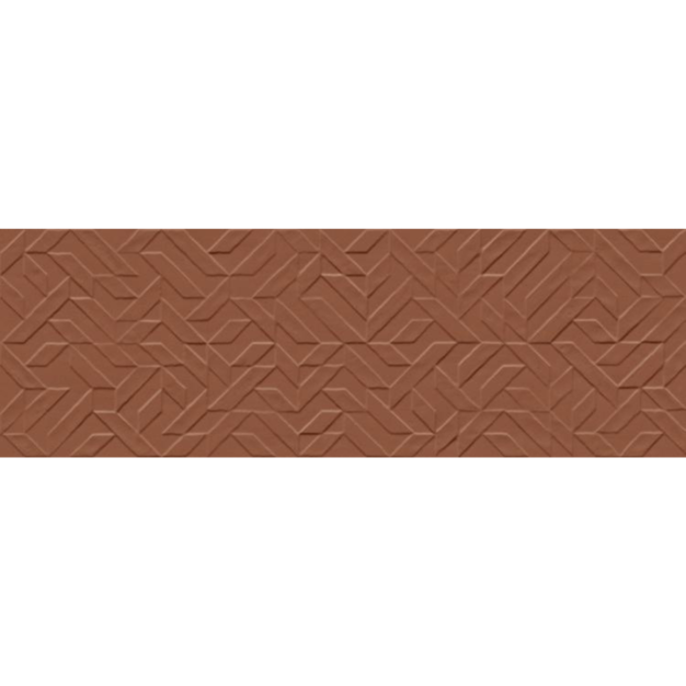Faianță Marazzi Racconti Terracotta Struttura Segmenti 3D, 30x90 cm