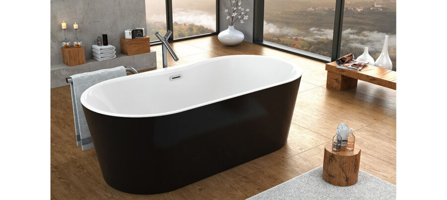 Cadă independentă Comodo Black&White - imagine 2