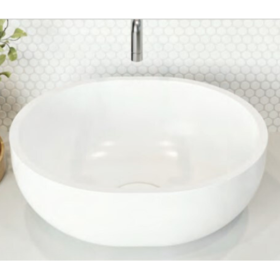 Lavoar Chira oval Cast Marble by MARmite