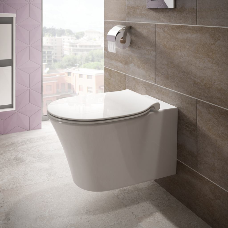 Vas wc Connect Air suspendat Rimless Ideal Standard + Capac wc Connect Air soft-close - imagine 6