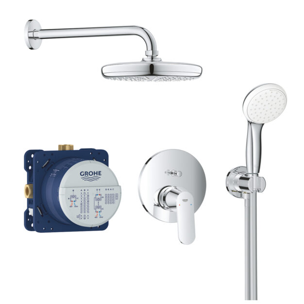 Sistem de duș încastrat Grohe Euro Smart Cosmopolitan Perfect Tempesta 210