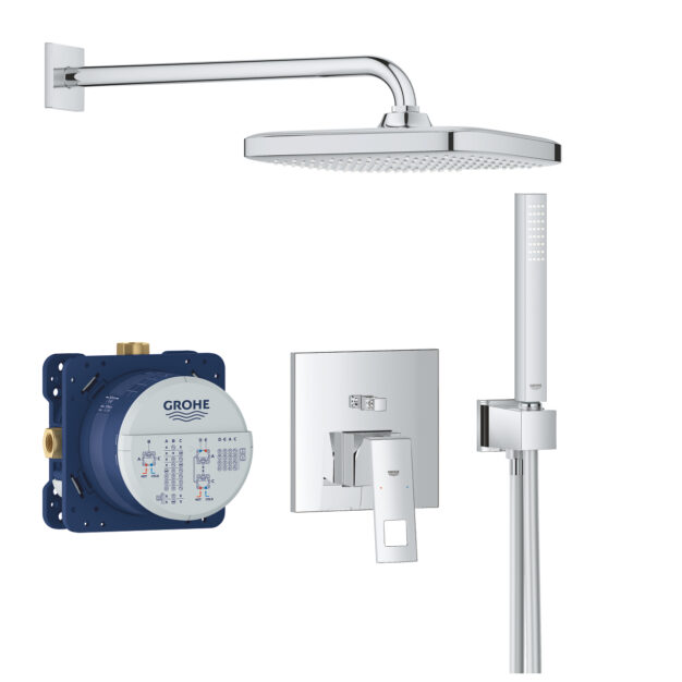 Sistem de duș încastrat Grohe Eurocube Perfect Tempesta 250 Cube