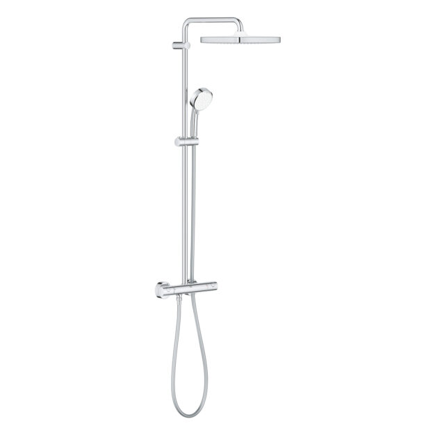 Coloană de duș Grohe Cosmopolitan Cube New Tempesta 250 cu baterie termostatată