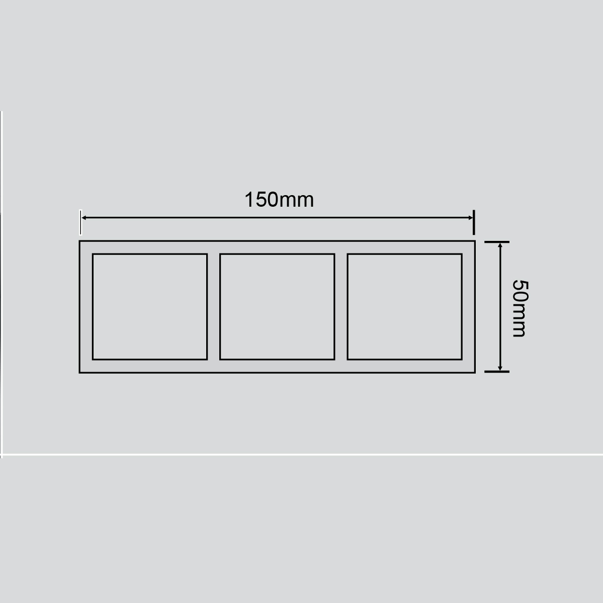 Profil dreptunghi 50x150mm - imagine 2