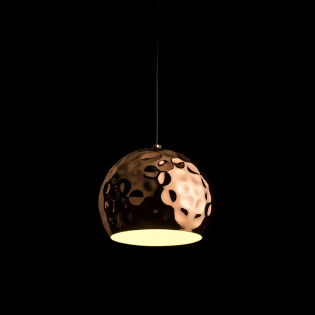 pendul Blondie 25 Rendl abajur sferic sticla opala alba iluminat modern minimalist