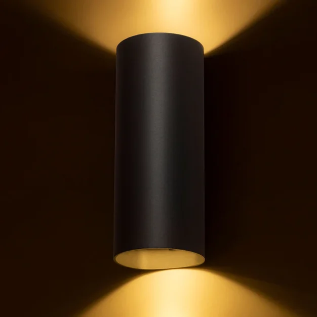 aplica perete Beja II Rendl abajur textil negru alb spot LED flexibil lectura modern