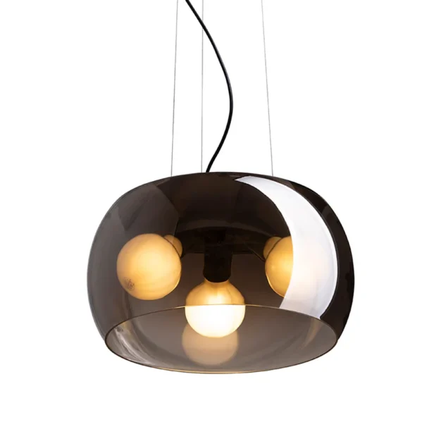 pendul Amanda Rendl abajur textil finisaj elegant iluminat ambiental cald dormitor living