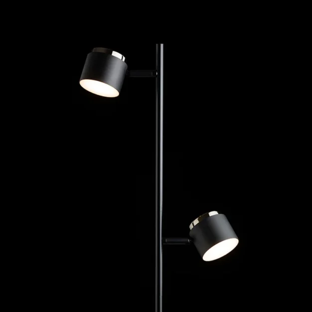 lampa podea Nova II Rendl design minimalist metal negru mat lumina ambientala living
